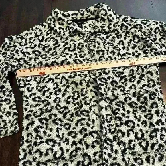 Intro Women’s Animal Print Soft Open Cardigan Long Sleeve Sweate SM - Picture 7 of 10